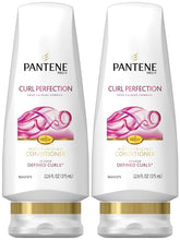 Pantene Pro-V Curl Perfection Moisturizing Conditioner bottle defines curls and reduces frizz.