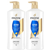 Pantene Pro-V Repair & Protect twin-pack bottle for color-safe conditioning and damaged-hair repair