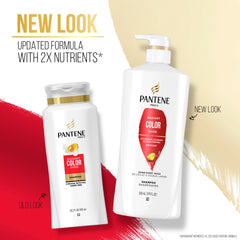 Pantene Radiant Color Shine foamy lather demonstrates gentle cleansing.