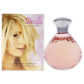 Paris Hilton Dazzle Women bottle front shows elegant design for confident evening wear.