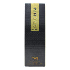Paris Hilton Gold Rush Man bottle for office-ready daily wear versatility.