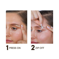 Parissa eyebrow wax strips with bamboo spoolie for precise brow mapping.