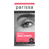 Parissa eyebrow wax strips kit compact view for easy at-home brow shaping.