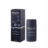 Particle Gravité deodorant bottle close-up showing sleek design for long-lasting freshness