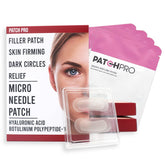 PATCH PRO Micro Eye Patch with 0.25mm microneedles for refreshed under-eye skin.