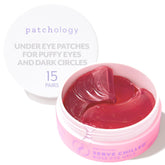 Patchology Serve Chilled Rosé Eye Gels packaging for on-the-go hydration