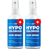 PatchRx HOCL spray 8oz two-pack bottle for at-home acne care.