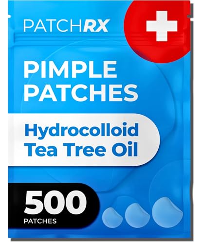 PatchRx Pimple Patches product image showing breathable hydrocolloid protection for acne