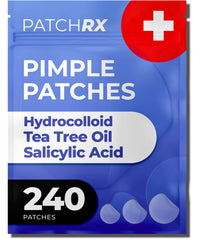 PatchRx pimple patches packaging for discreet acne care on the go
