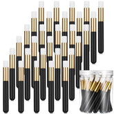 Patelai 30-piece lash brushes pack with flat-head design for precise cleansing.