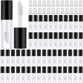 Patelai clear mini lip gloss tubes with 1.2ml capacity ideal for on-the-go DIY lip products.