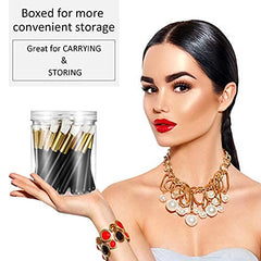 Patelai lash brushes storage container keeps tools organized for travel and daily use.