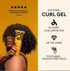PATTERN Curl Gel in hand demonstrates smooth texture ideal for wash-and-go