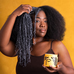 PATTERN Beauty mini styling cream braid-out close-up shows frizz control.