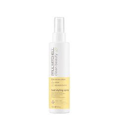 Paul Mitchell Clean Beauty Heat Styling Spray bottle for everyday heat protection and shine.