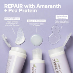 Paul Mitchell Clean Beauty Repair Conditioner texture close-up showing creamy consistency for nourishment.