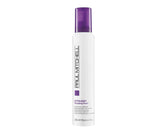 Paul Mitchell Extra-Body Sculpting Foam bottle shown for volumizing blowouts