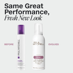 Paul Mitchell foam-dispense nozzle close-up for precise, mess-free application