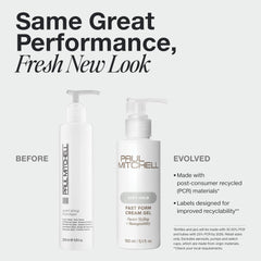 Paul Mitchell Fast Form pump top for easy, mess-free application