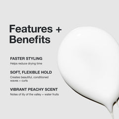 Paul Mitchell Quick Slip conditioned-waves delivers defined, conditioned curls with clean texture.