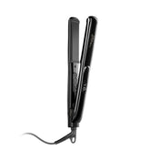 Paul Mitchell Style+ 1-inch ceramic flat iron front view highlights sleek design for quick styling and fast results.