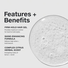 Paul Mitchell Super Clean Sculpting Gel used for a wet-look style