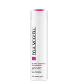 Paul Mitchell Super Strong Conditioner bottle front view highlights moisture-boosting formula.