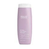 Paula's Choice All Over Hair & Body Shampoo bottle; fragrance-free formula for sensitive skin.
