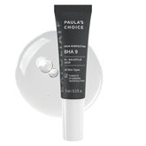 Paula's Choice BHA 9 spot treatment bottle closeup for fragrance-free pore care