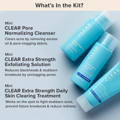 Paula's Choice travel kit packaging box showing organized, travel-friendly acne regimen.