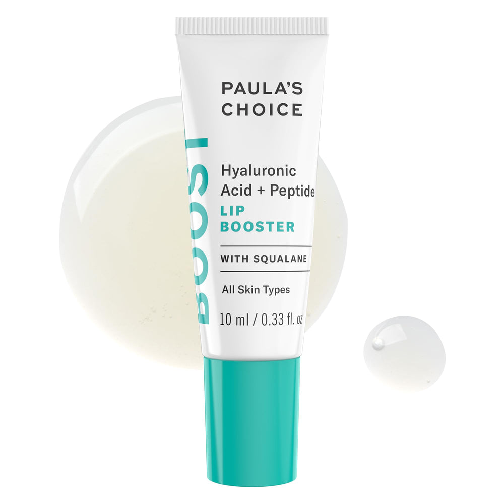 Paula's Choice BOOST Lip Booster packaging showcases sustainable design for eco-conscious beauty routines.
