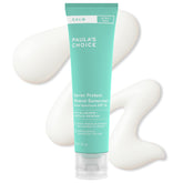Paula's Choice CALM Barrier Protect Sunscreen bottle demonstrates fragrance-free, mineral SPF 30 protection for sensitive skin.
