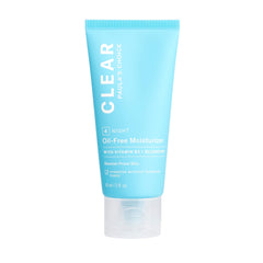 Paula's Choice CLEAR Oil-Free Moisturizer bottle close-up for acne-prone skin