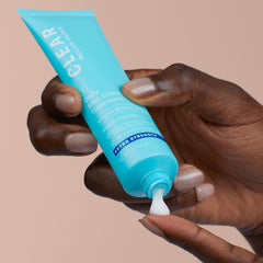 Paula's Choice CLEAR tube-application demonstrates easy, even-on-skin delivery for acne control