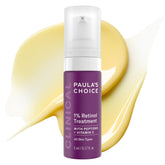 Paula's Choice Clinical 1% Retinol bottle close-up showing anti-aging ingredients