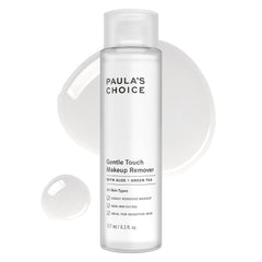 Paula's Choice Gentle Touch remover bottle front — gentle makeup removal for all-day wearers.