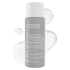 Paula's Choice Liquid Face Exfoliant bottle pump enables easy, controlled daily exfoliation.