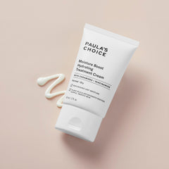 Paula's Choice Moisture Boost applying on hand highlighting quick absorption for daily skincare.