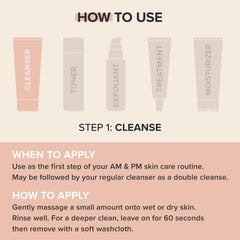 Paula's Choice Omega Complex Balm swirl texture shows rich hydration while rinsing clean.