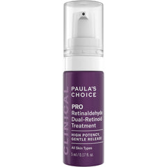 Paula's Choice Pro Retinaldehyde dual-retinoid application closeup showing precise dosing for smoother skin