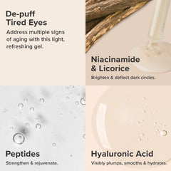 Closeup of Hyaluronic Acid texture in Paula's Choice RESIST Eye Gel for under-eye plumping.