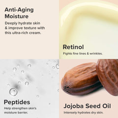 Label highlights retinol and peptides in Paula's Choice Resist Intensive Repair Cream.