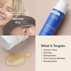 Paula's Choice RESIST ferulic acid visual emphasizes stabilised antioxidant support for even tone.