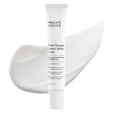 Paula's Choice Shine Stopper primer bottle close-up highlighting oil-control for a matte finish.