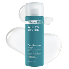 Paula's Choice Skin Balancing Pore-Reducing Toner bottle refines pores and controls oil.