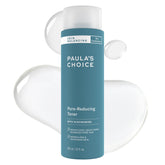 Paula's Choice toner bottle demonstrates pore refinement for oily skin