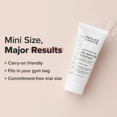Close-up of Paula's Choice exfoliant gel texture for gentle daily use