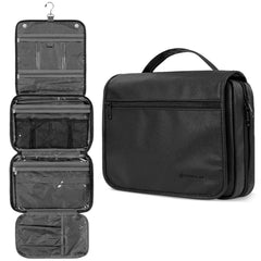 PAVILIA hanging travel toiletry bag keeps essentials organized on the go