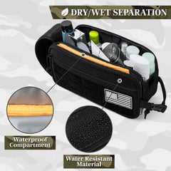 PAVILIA water-resistant Dopp kit protects contents during travel