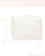 PAZIMIIK quilted cotton exterior offers soft, stylish texture for everyday use.